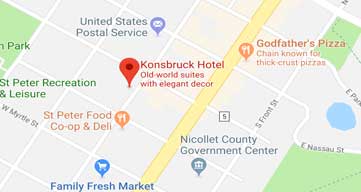 Konsbruck Hotel Map